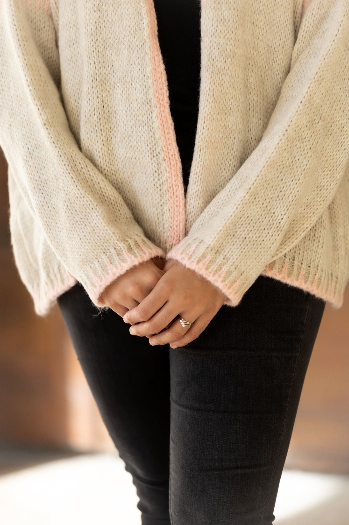 Gilet maille surpiqûre