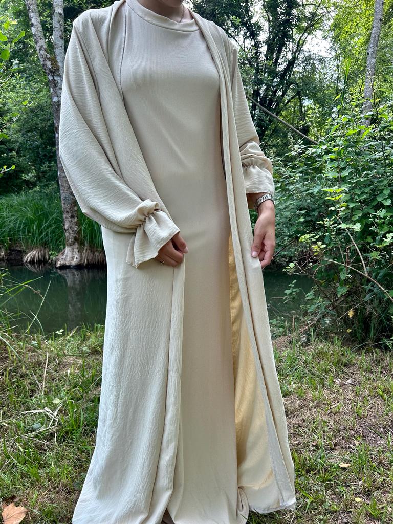 Kimono beige en Jazz