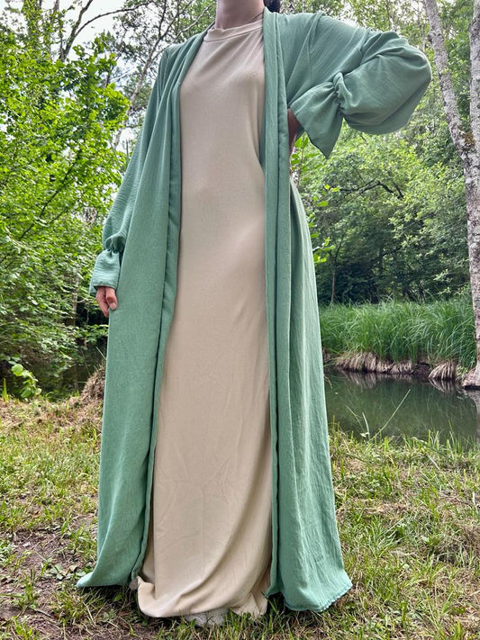 Kimono vert en jazz